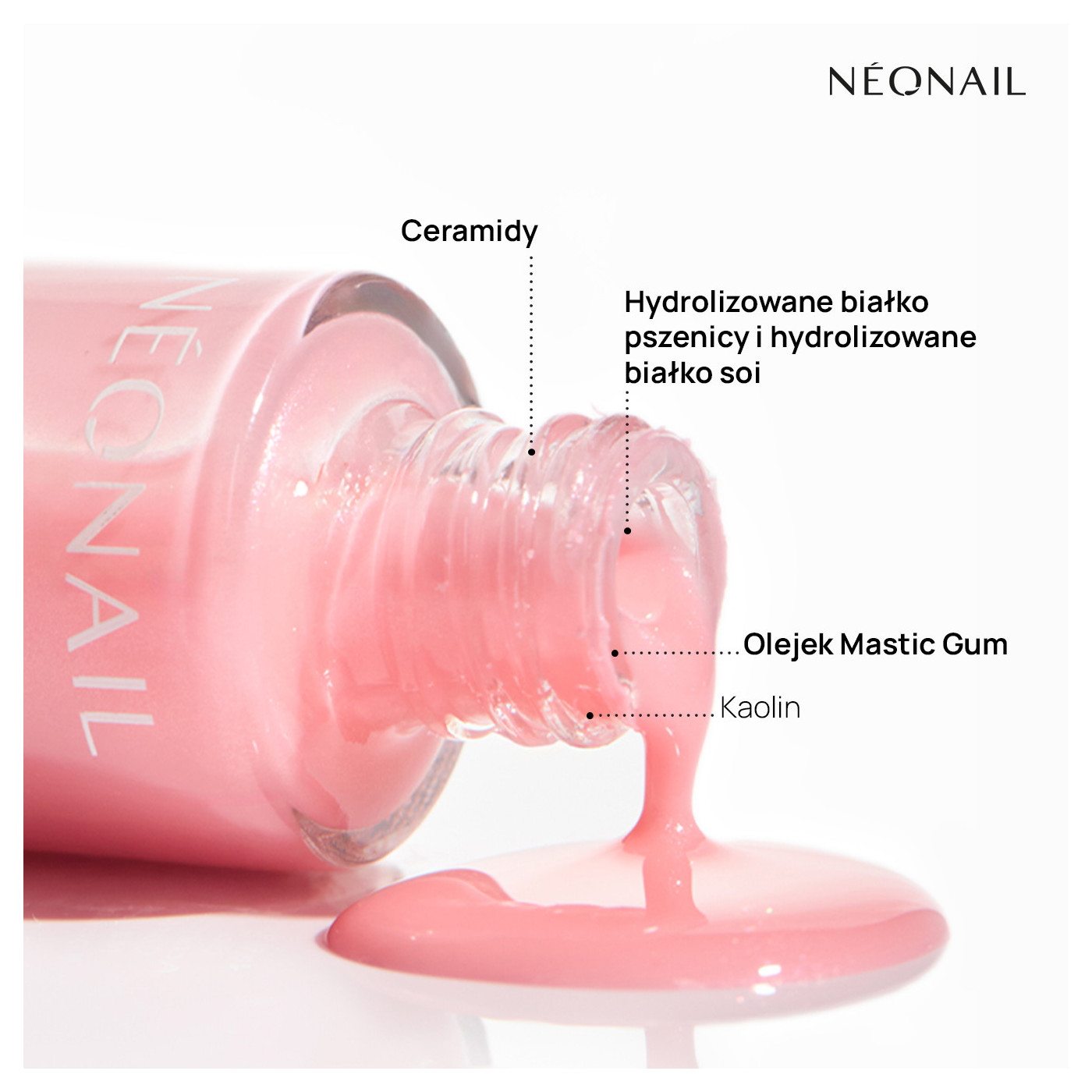 Regenerująca odżywka do paznokci Rescue Glow Tint 3in1 Nail Conditioner Glitter Rose