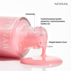 Regenerująca odżywka do paznokci Rescue Glow Tint 3in1 Nail Conditioner Glitter Rose