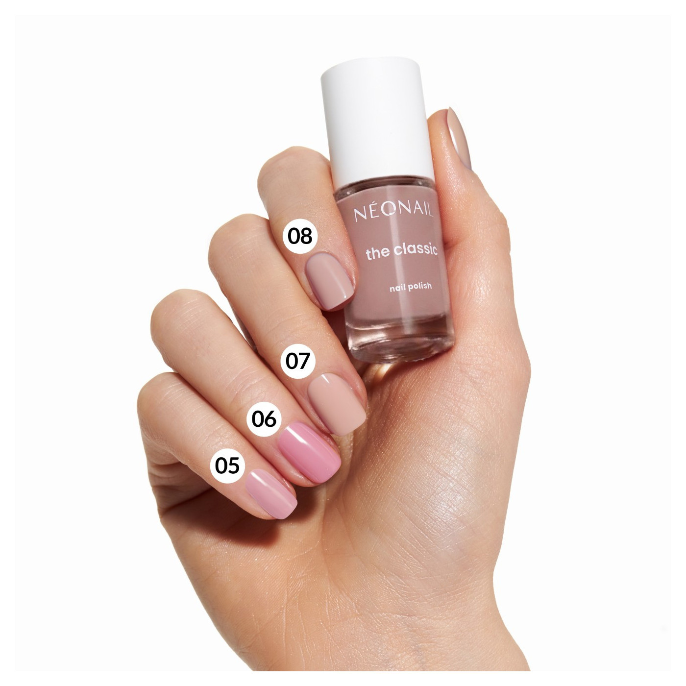 Lakier klasyczny do paznokci Dark Nude 08 7,2 ml