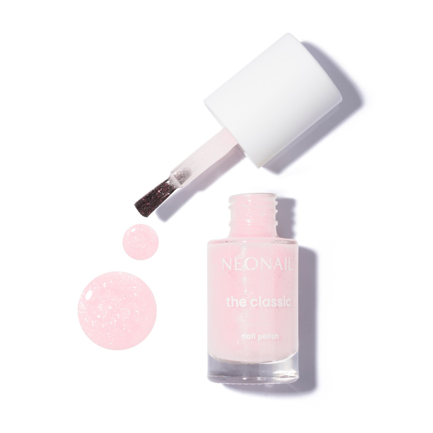 Lakier klasyczny do paznokci Glittery Pink 03 7,2 ml Lakier klasyczny do paznokci Glittery Pink 03 7,2 ml