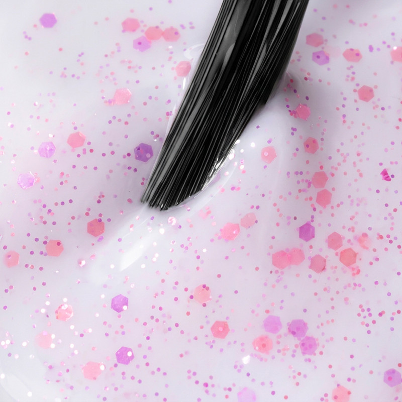 Lakier hybrydowy Bloom Confetti Milky 7,2 ml