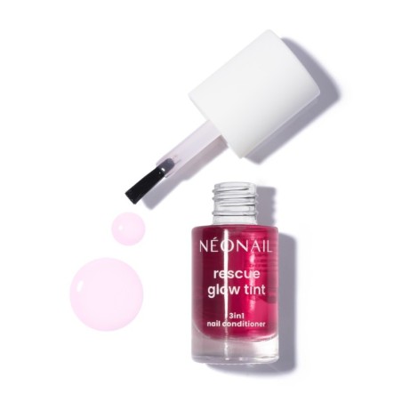 Regenerująca odżywka do paznokci Rescue Glow Tint Glazed Strawberry &ndash; truskawkowy odcień
