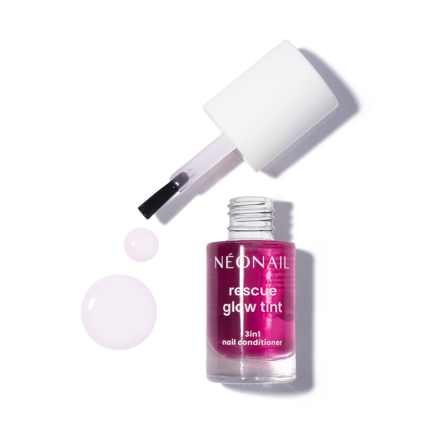 Regenerująca odżywka do paznokci Rescue Glow Tint Glazed Raspberry &ndash; pielęgnacyjna moc koloru