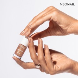 Brązowy lakier klasyczny z lśniącymi, złotymi drobinami: Sunkissed Glow Bronze &ndash; paznokcie jak muśnięte słońcem