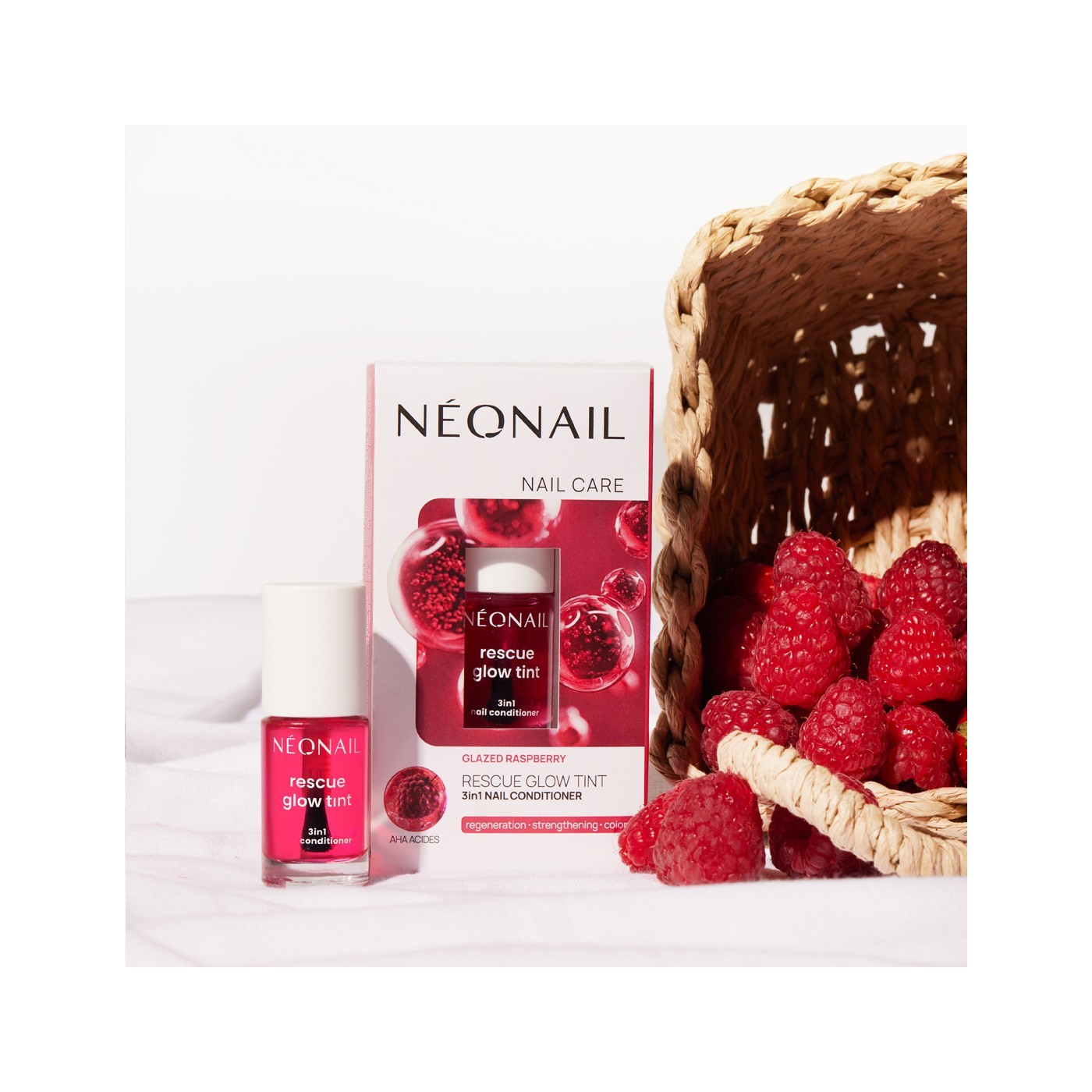 Regenerująca odżywka do paznokci Rescue Glow Tint Glazed Raspberry – pielęgnacyjna moc koloru Regenerująca odżywka do paznokci Rescue Glow Tint Glazed Raspberry – pielęgnacyjna moc koloru