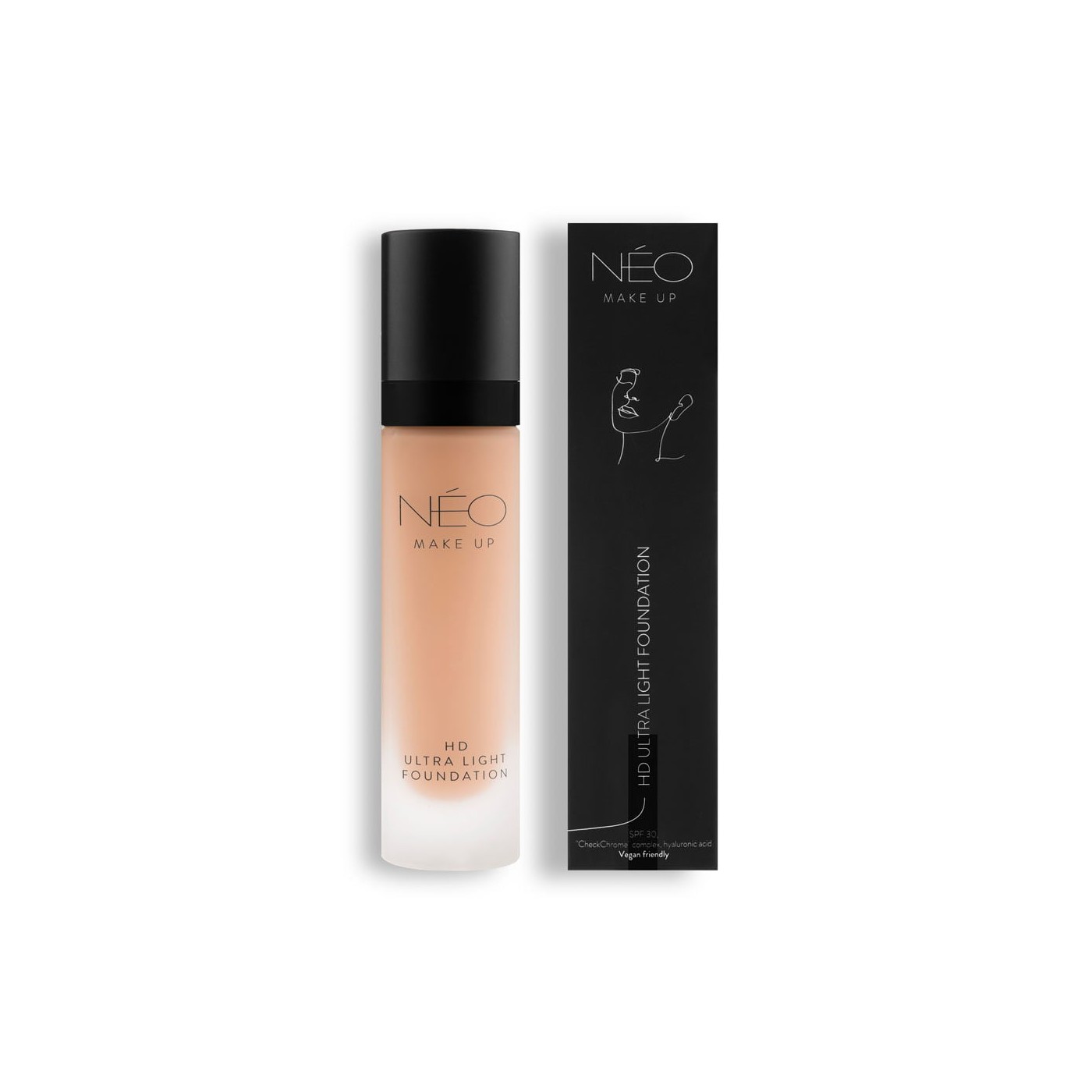 Podkład nawilżający HD Ultra Light Foundation 04 (Outlet)