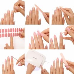Lakier hybrydowy w naklejce Gel Stickers Easy On M09 Lakier hybrydowy w naklejce Gel Stickers Easy On M09