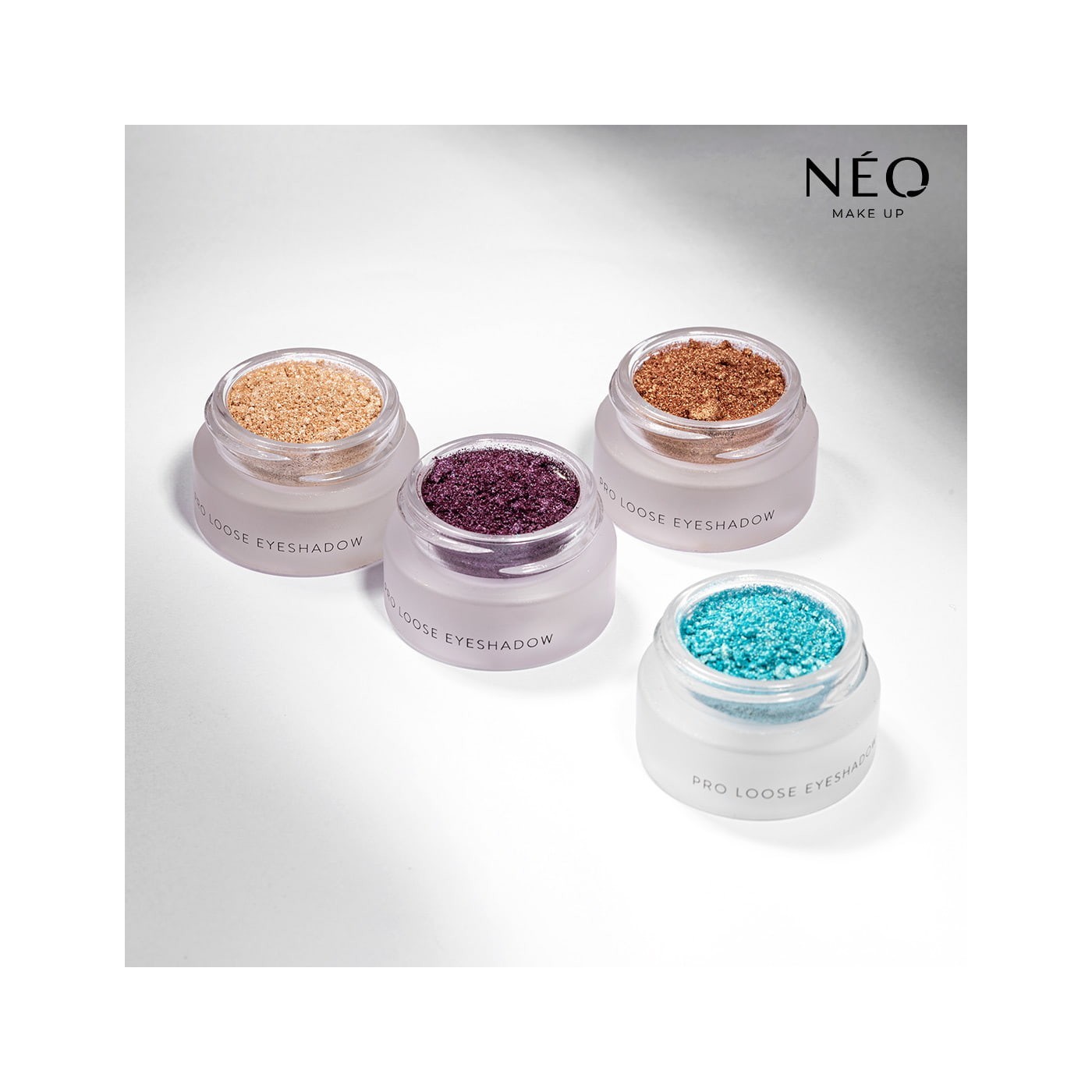 Cienie sypkie perłowe Pro Loose Eyeshadow 10 Cienie sypkie perłowe Pro Loose Eyeshadow 10