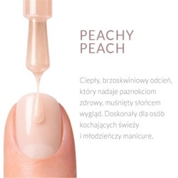 Regenerująca odżywka do paznokci Rescue Glow Tint 3in1 Nail Conditioner Peachy Peach