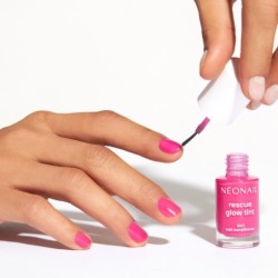 Regenerująca odżywka do paznokci Rescue Glow Tint 3in1 Nail Conditioner Magenta Pink