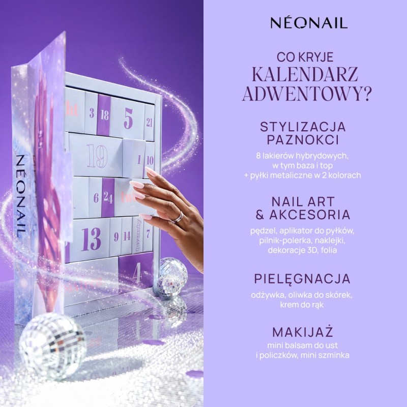 Kalendarz Adwentowy NEONAIL TOUCH OF MAGIC | NEONAIL Kalendarz Adwentowy NEONAIL TOUCH OF MAGIC | NEONAIL