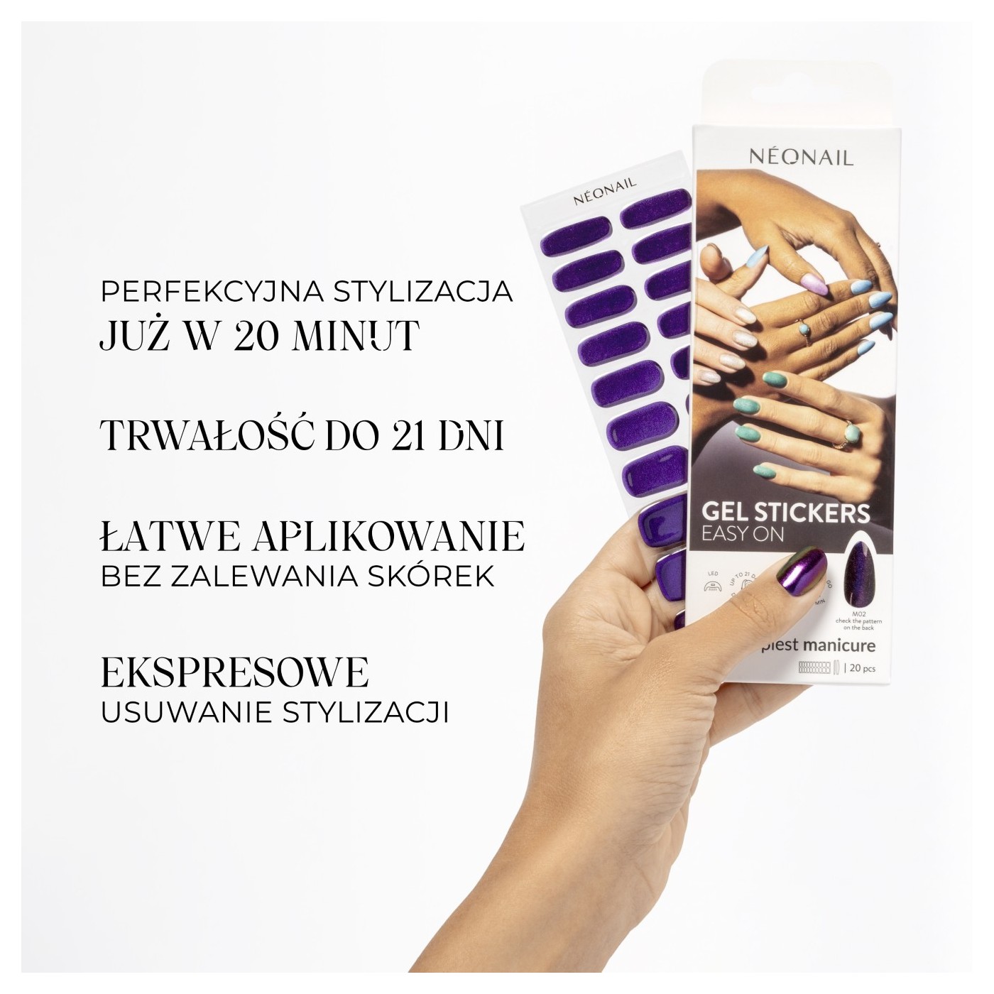 Naklejki GEL STICKERS EASY ON M02