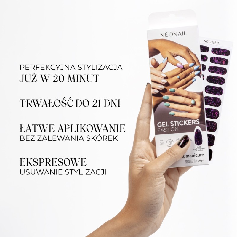 Naklejki GEL STICKERS EASY ON M03 Naklejki GEL STICKERS EASY ON M03