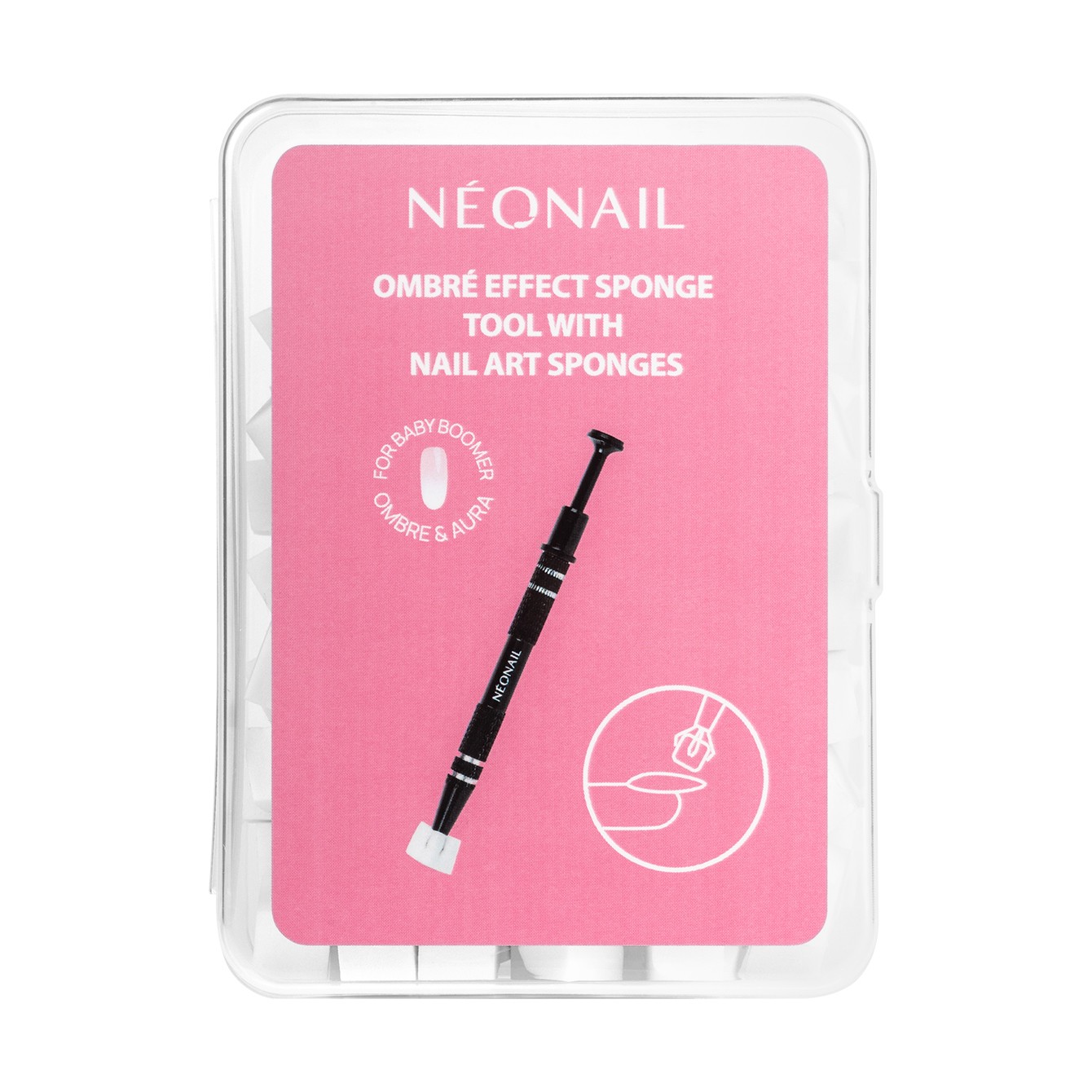 Ombré Effect Sponge Tool with Nail Art Sponges