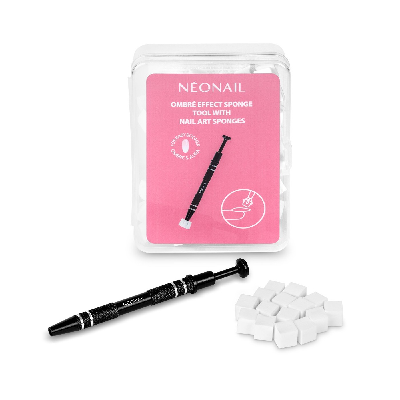 Ombr&eacute; Effect Sponge Tool with Nail Art Sponges | NEONAIL