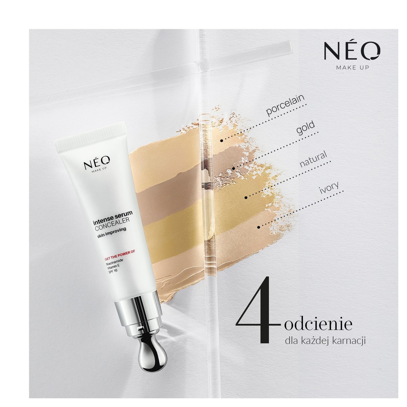 Korektor pod oczy Intense Serum GOLD 04 Korektor pod oczy Intense Serum GOLD 04