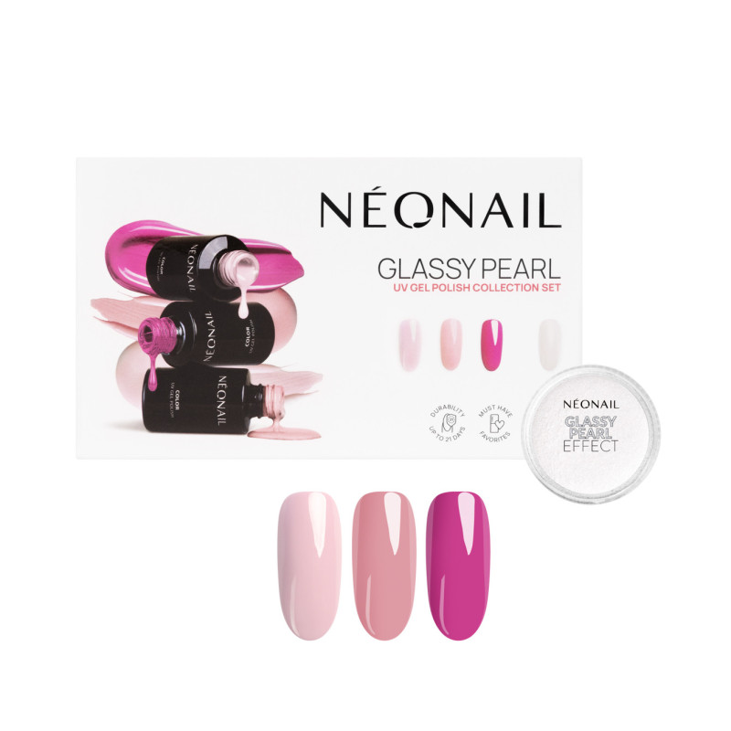 Zestaw Glassy Pearl Collection Set | NEONAIL Zestaw Glassy Pearl Collection Set | NEONAIL